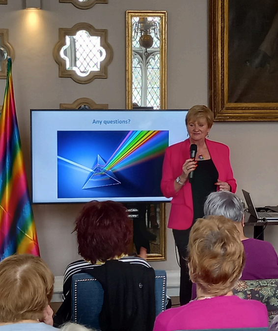 Picture of a range of hanging jackets of varying colours